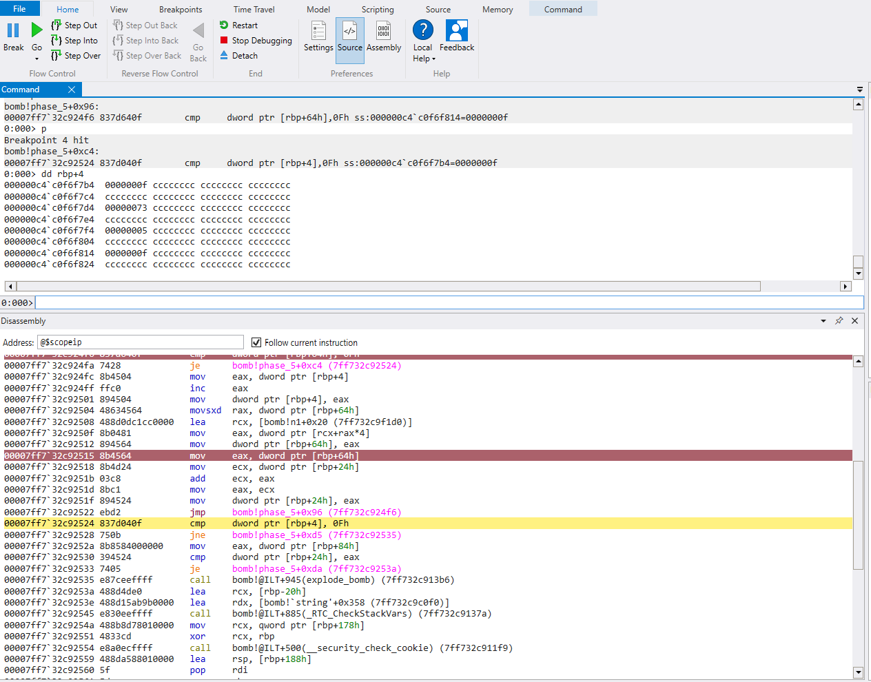 after input 1 passes cmp counter