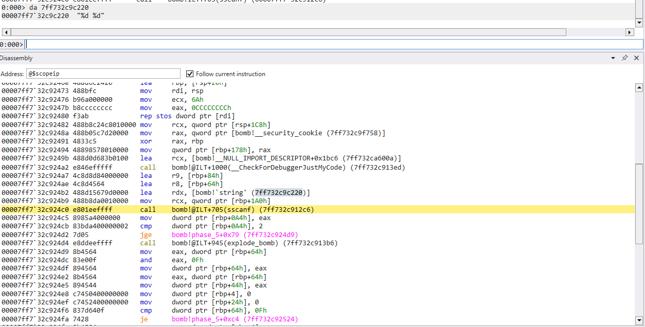 sscanf format string in memory